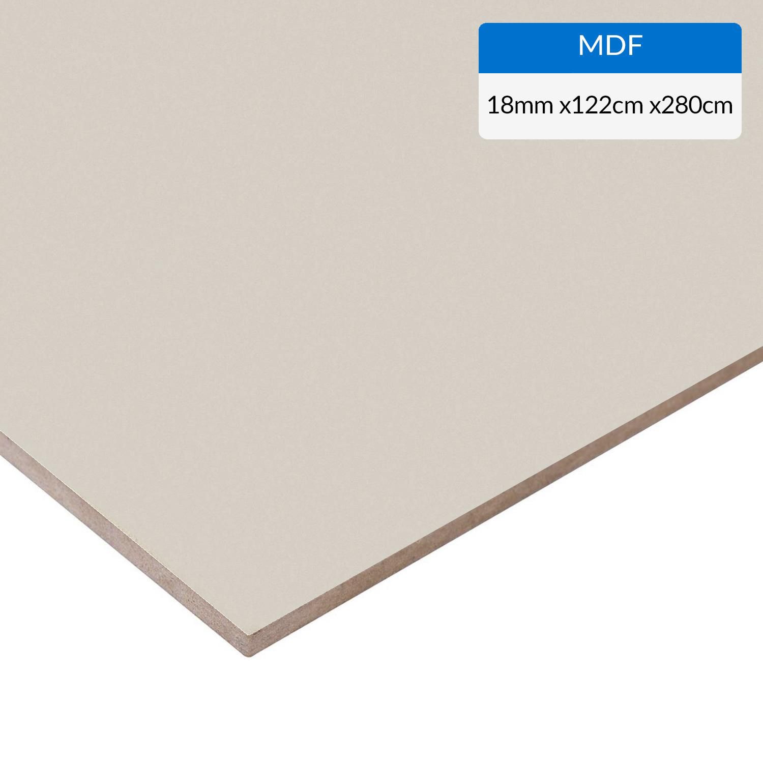 IMPERIAL MDF Melasek Super Matte Blanco 18 mm 183x250 cm