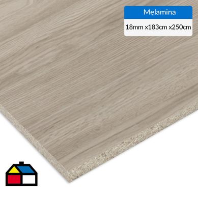 Melamina Natural 18 mm 183x250 cm