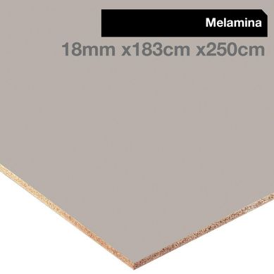 Melamina Gris 18 mm 183x250 cm