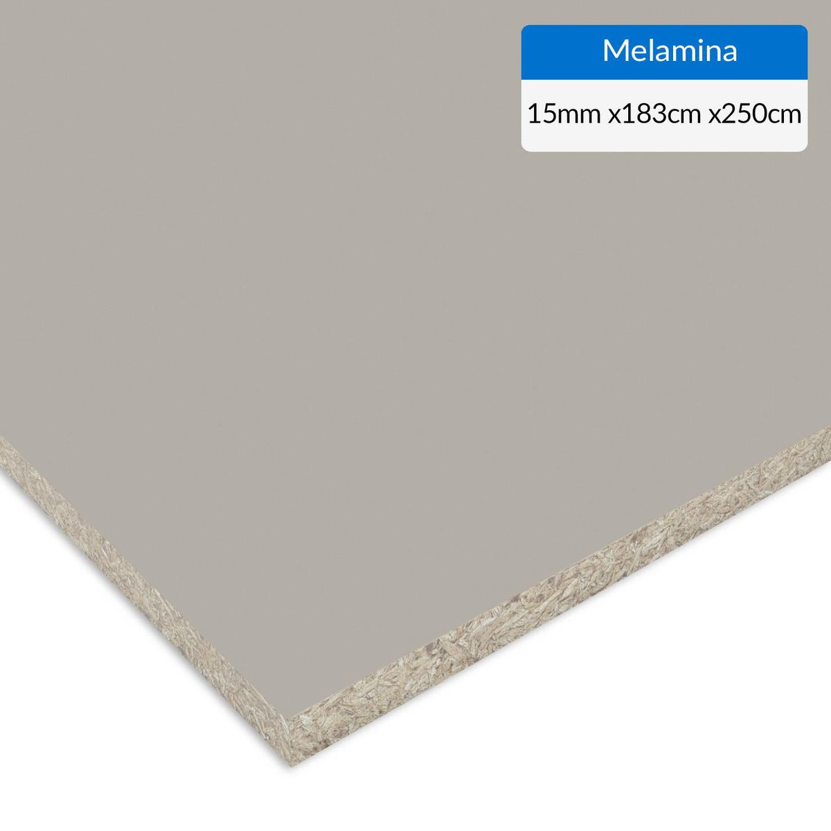 IMPERIAL - Melamina Gris 15 mm 183x250 cm