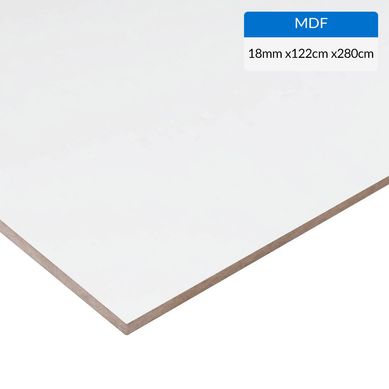 MDF Blanco 18 mm 183x250 cm