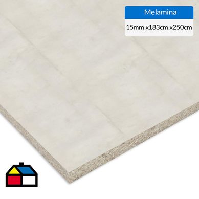 Melamina 15 mm de 183x250 cm pino rido atlas.