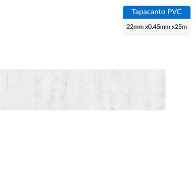 Tapacanto pvc alaska 22x0,45mm ro 25mt