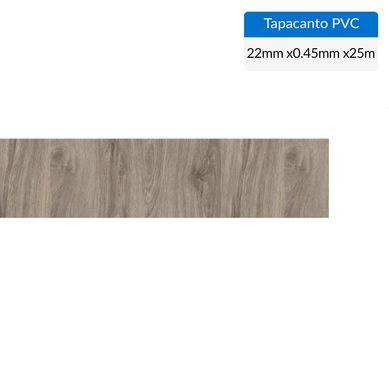Tapacanto pvc nodo  22x0,45mm ro 25 m