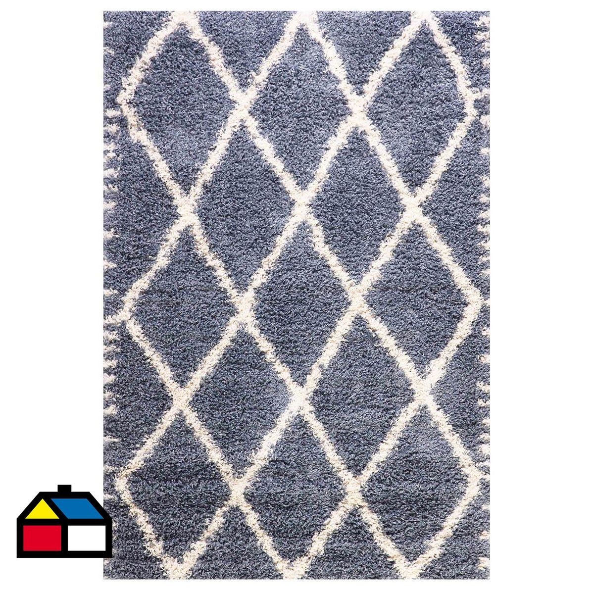 DIB - Alfombra shaggy design 50x100 cm 45 aqua