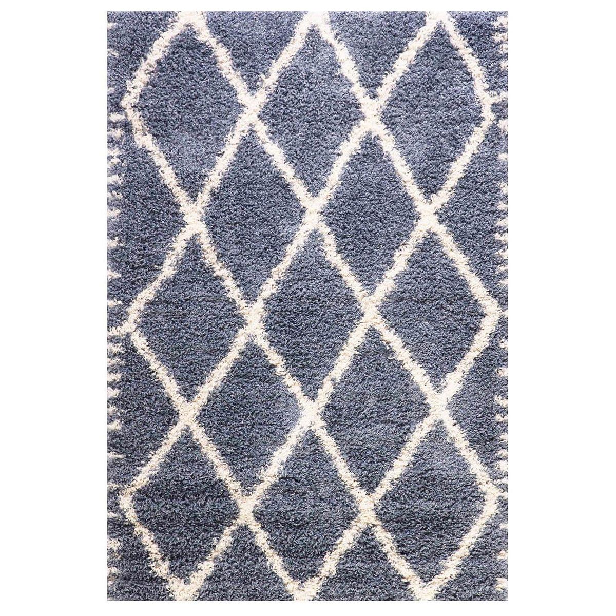 DIB - Alfombra shaggy design 50x100 cm 45 aqua