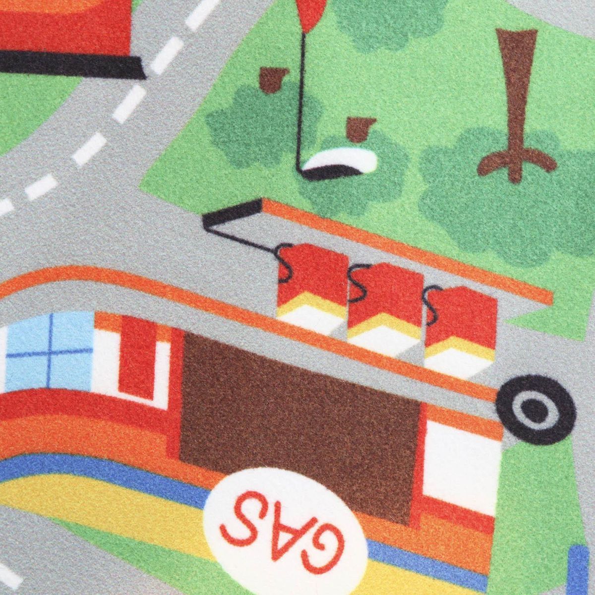 DIB - Alfombra Pistas Interactivas 76x117 cm Poliéster Multicolor