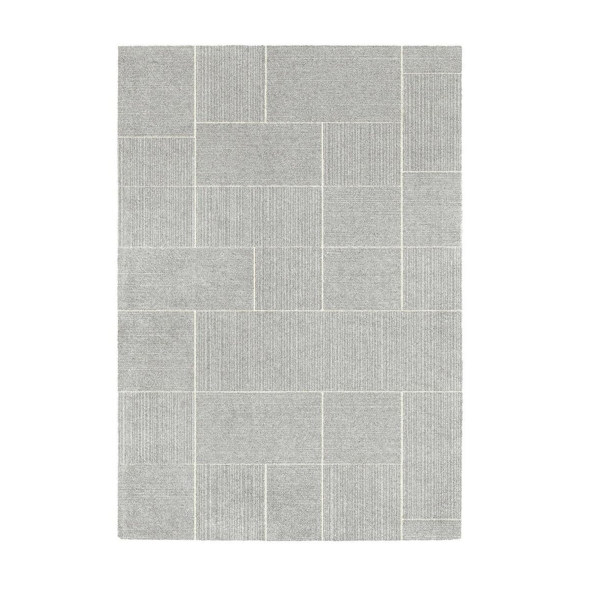DIB - Alfombra magna 160x230 cm cuadro gris