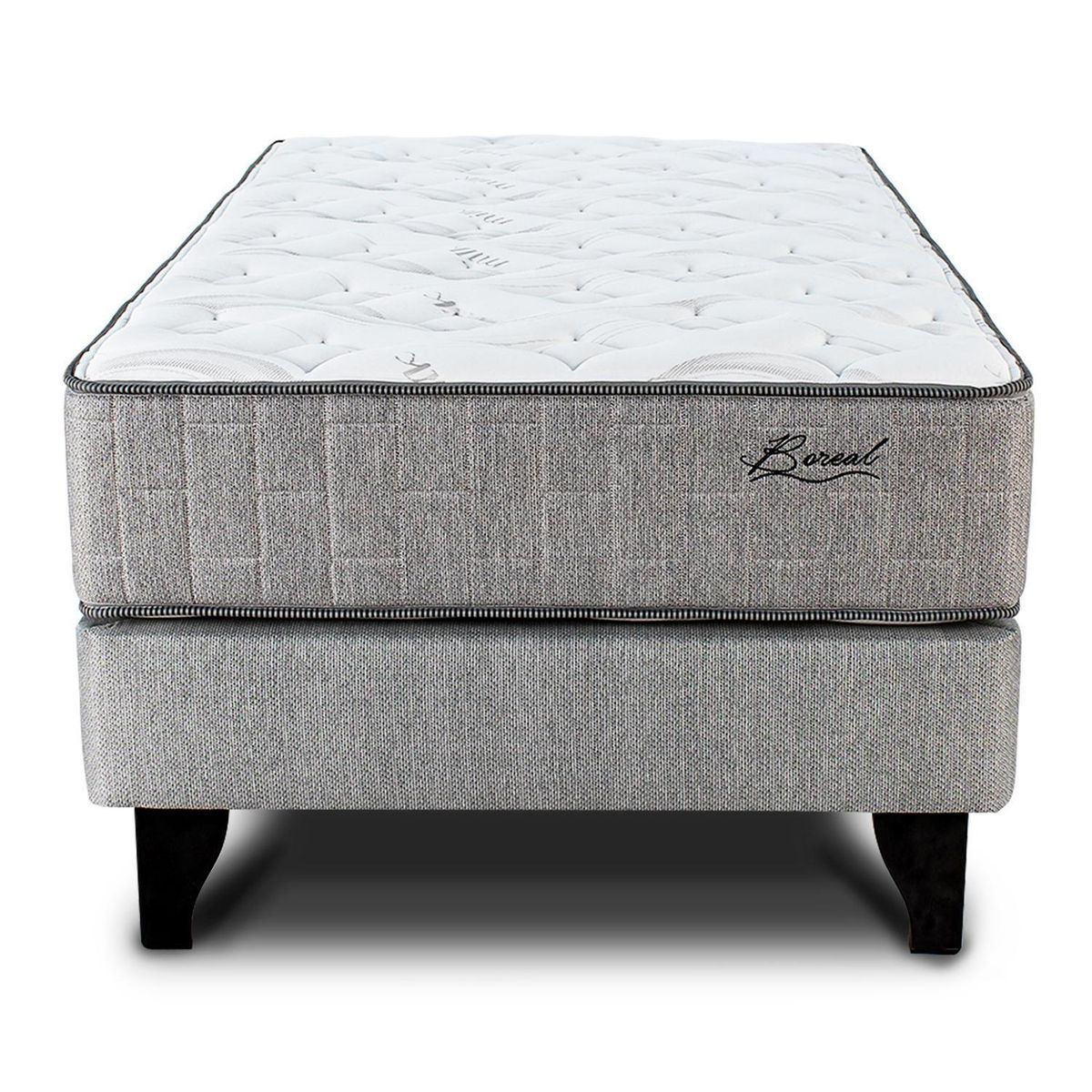 MANTAHUE - Cama 1.5 plazas Europea Boreal Dos Beige