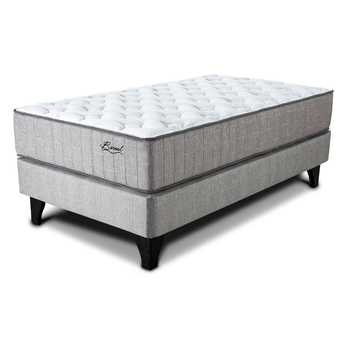 MANTAHUE - Cama 1.5 plazas Europea Boreal Dos Beige