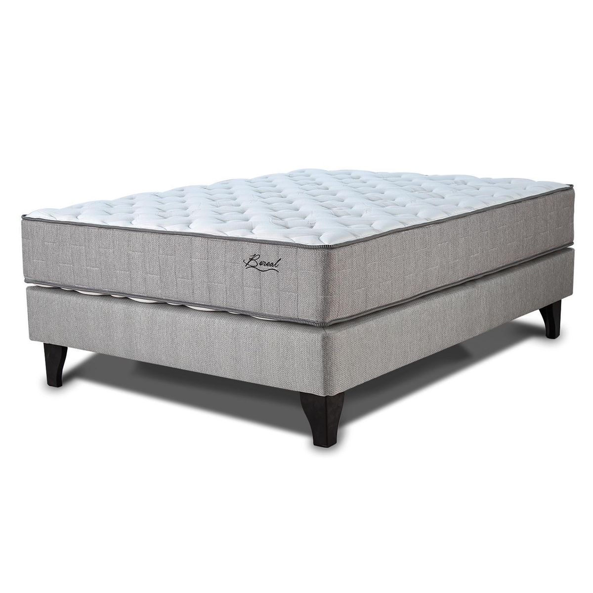 MANTAHUE - Cama 2 plazas Europea Boreal Dos Beige