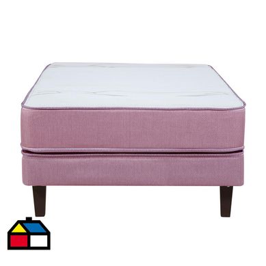 Cama Home Colors 1,5 plazas base normal