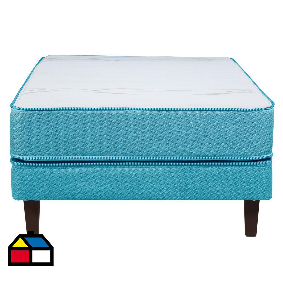 MANTAHUE - Cama Home Colors 1 plaza base normal