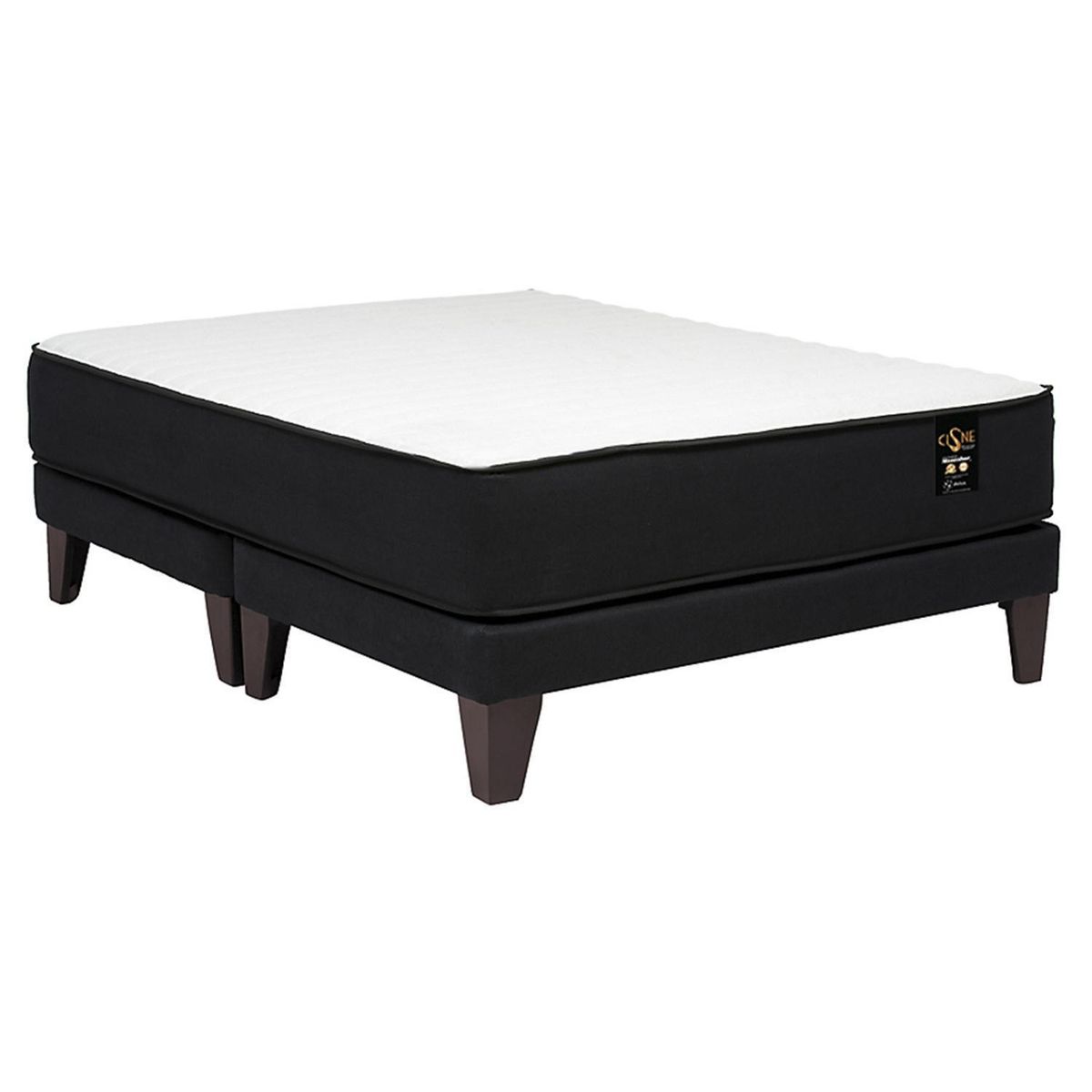 MANTAHUE - Cama 2 plazas Europea PREMIUM Marengo