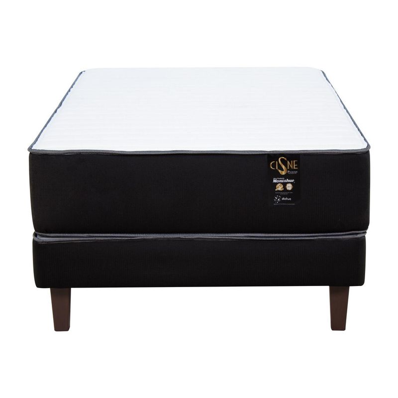 MANTAHUE - Cama Euro Premium HR 1,5 plazas base normal
