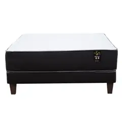MANTAHUE - Cama 2 Plazas Europea Premium Marengo