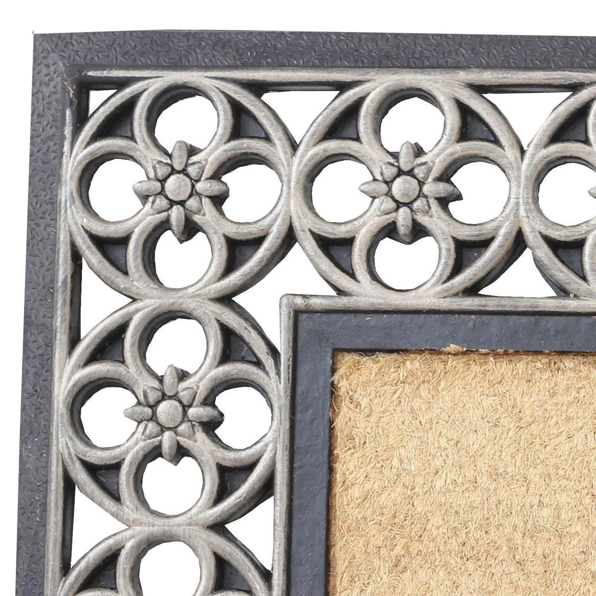 DIB - Limpiapiés Ornament Design 90x55 cm Goma Café