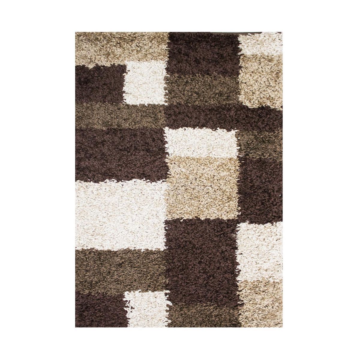 DIB - Alfombra touch 160x230 cm cuadros café