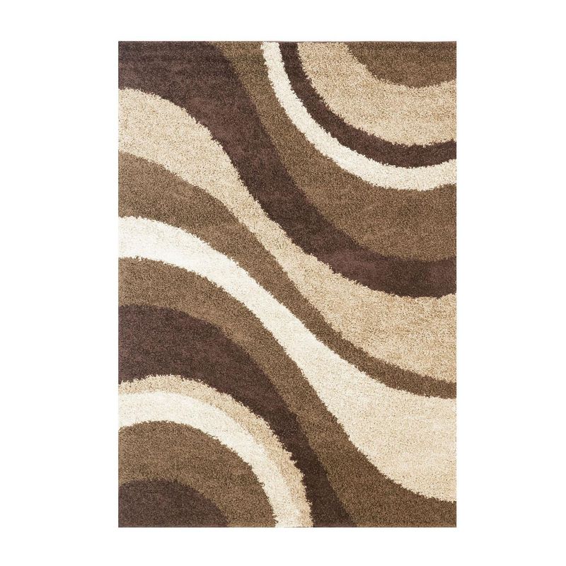 DIB - Alfombra touch 57x110 cm olas café
