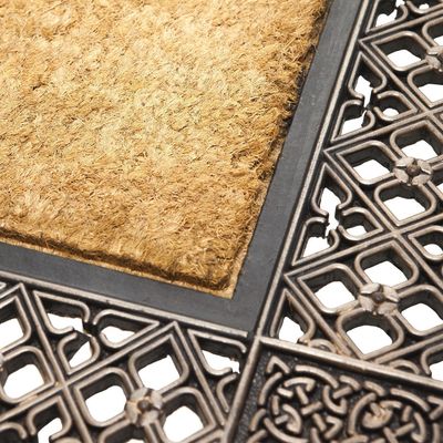 Imagen 2 del producto Limpiapies Ornament Design 90x55 cm Goma Café