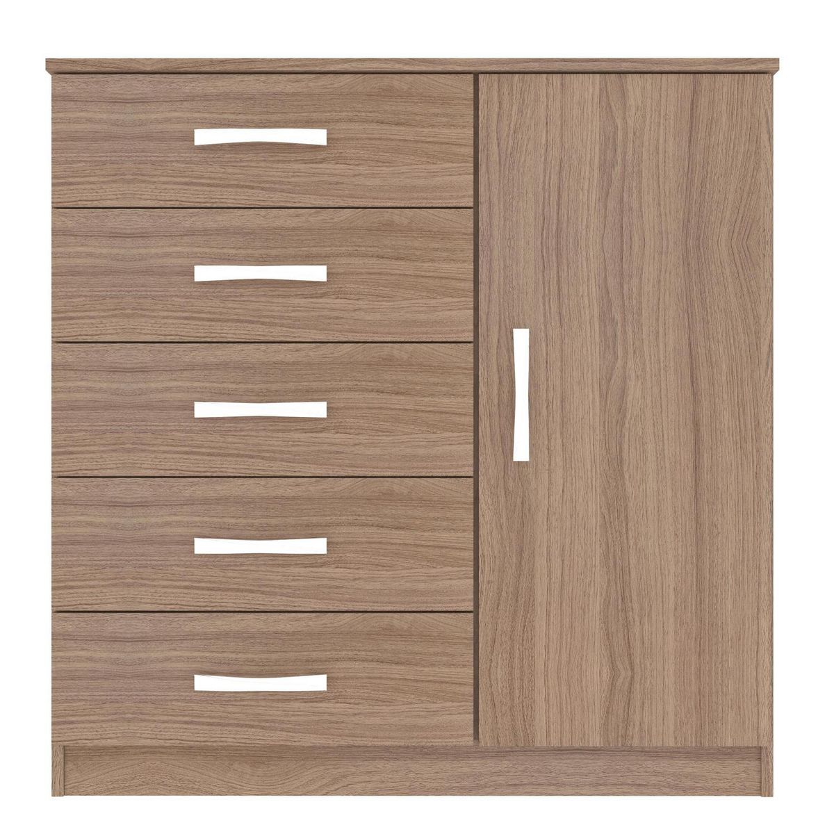 EXIT - Cómoda 1 Puerta 5 Cajón(es) CP15D 93.5x93x40 cm Demolicion