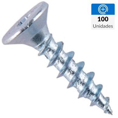 Tornillo aglomerado 3.5x15 100 unidades