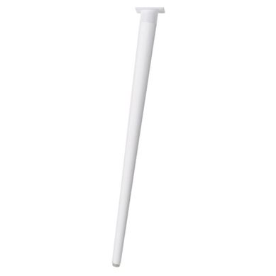 Pata madera conica 710mm blanca