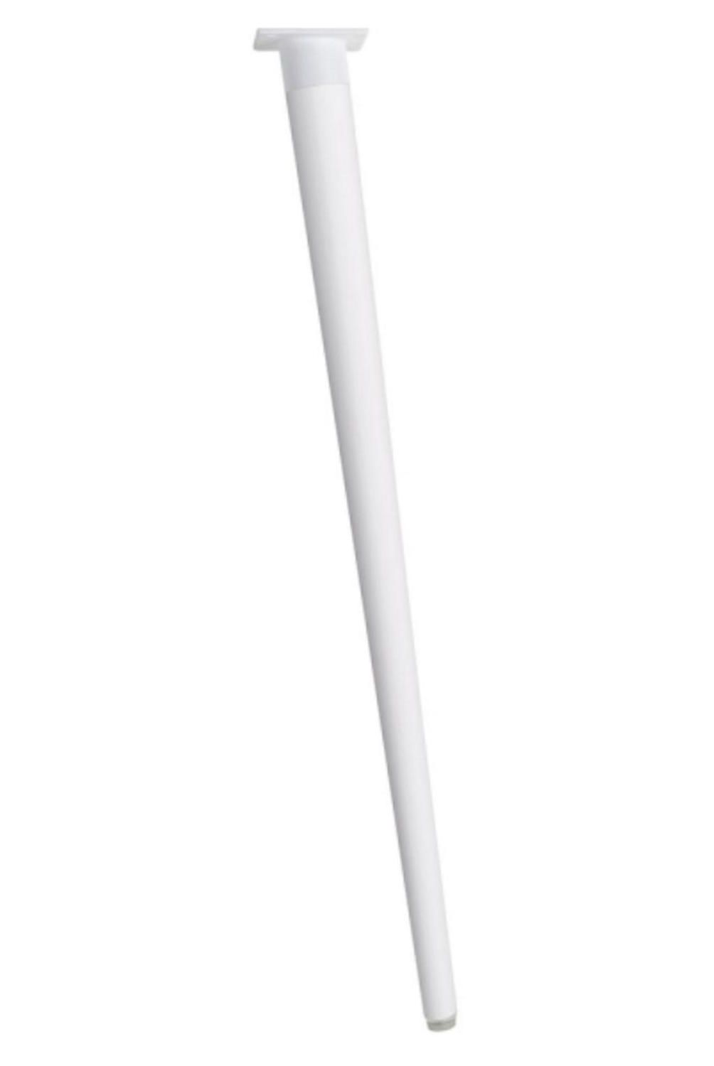SAMBEAT - Pata madera conica 710mm blanca