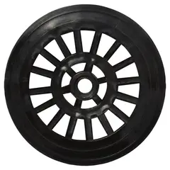 HOFFENS - Rejilla Pileta PVC Redonda 10cm Negro 1u