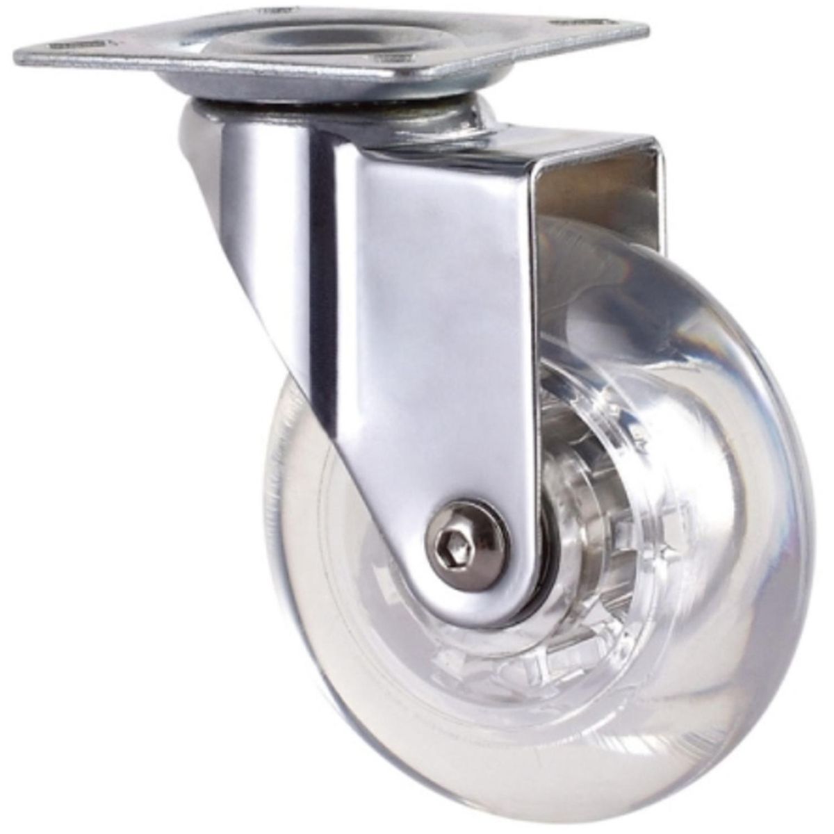 KUTZ - Rueda poliuretano trans. 100mm sin freno - 76kg