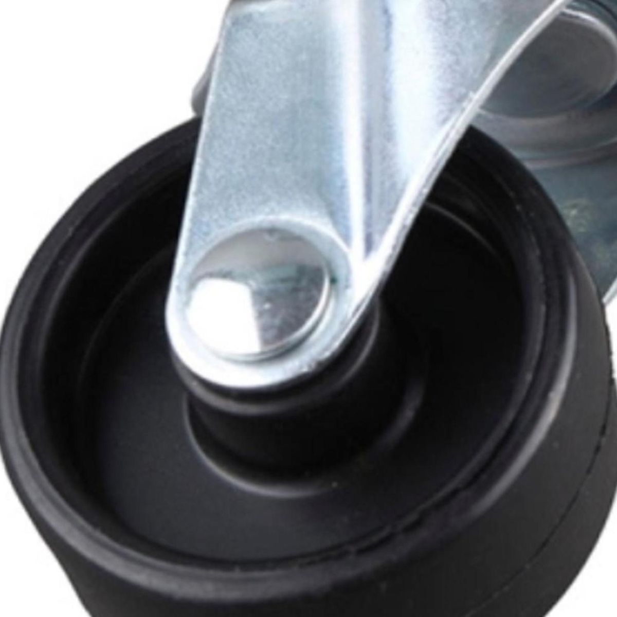 KUTZ - Rueda polipropileno negra 50mm sin freno - 35kg