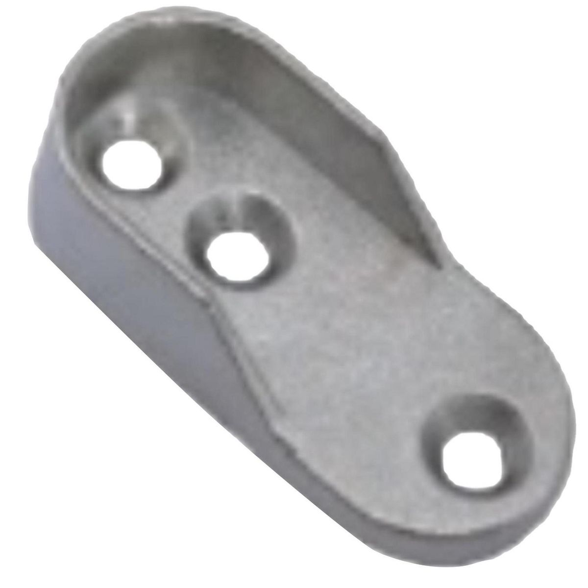 KUTZ - Soporte de barra closet aluminio ovalada - kutz