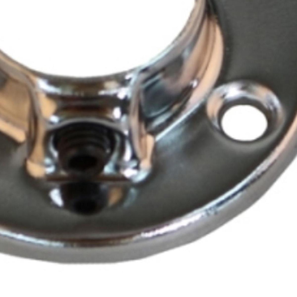 KUTZ - Soporte barra metalico redondo cromado - kutz