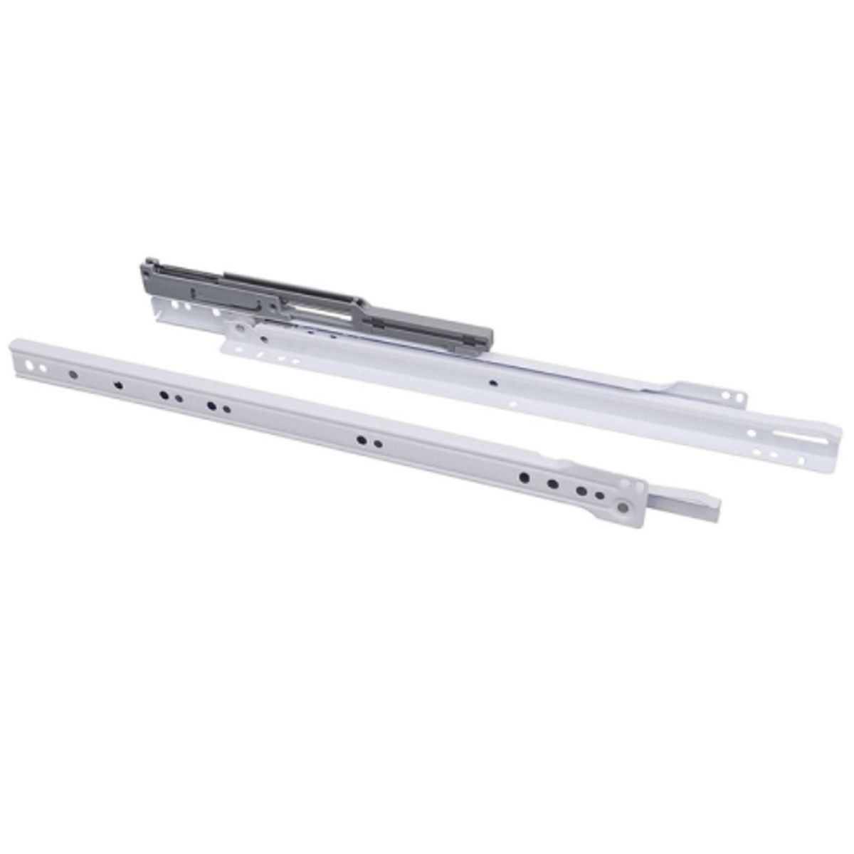 KUTZ - Corredera cajon sbp blanca 400mm cierre suave kutz