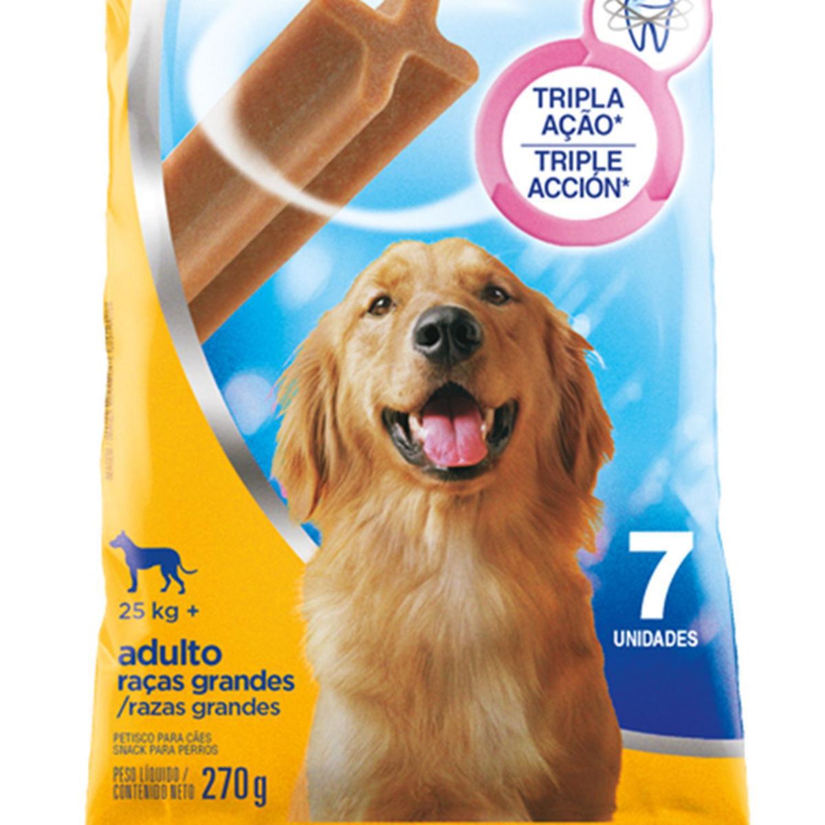 PEDIGREE - Snack Cuidado Oral para Perro Adulto Carne 0.27 kg
