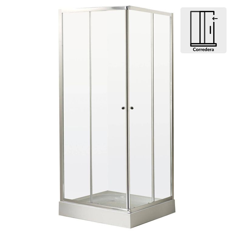 Cabina de ducha cuadrada 90x90 cm 4mm