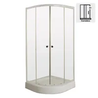 Cabina de ducha redonda 80 cm 4mm