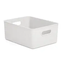 TATAY - Cesto Organizador 38.5x16x29.4 cm 15 l Blanco