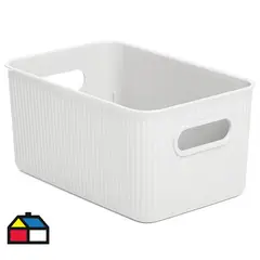 TATAY - Cesta ordenación M 27x13x18 cm blanco polipropileno