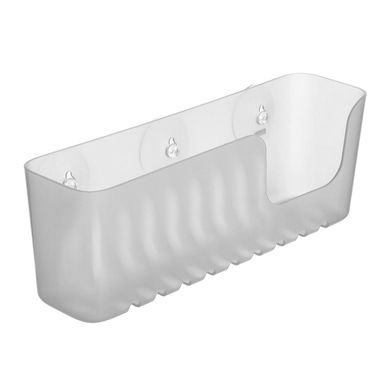 Cestillo grande 8,5x11x30 cm blanco polipropileno.