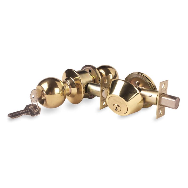 BASH - Pack de cerradura pomo y cerrojo acceso
