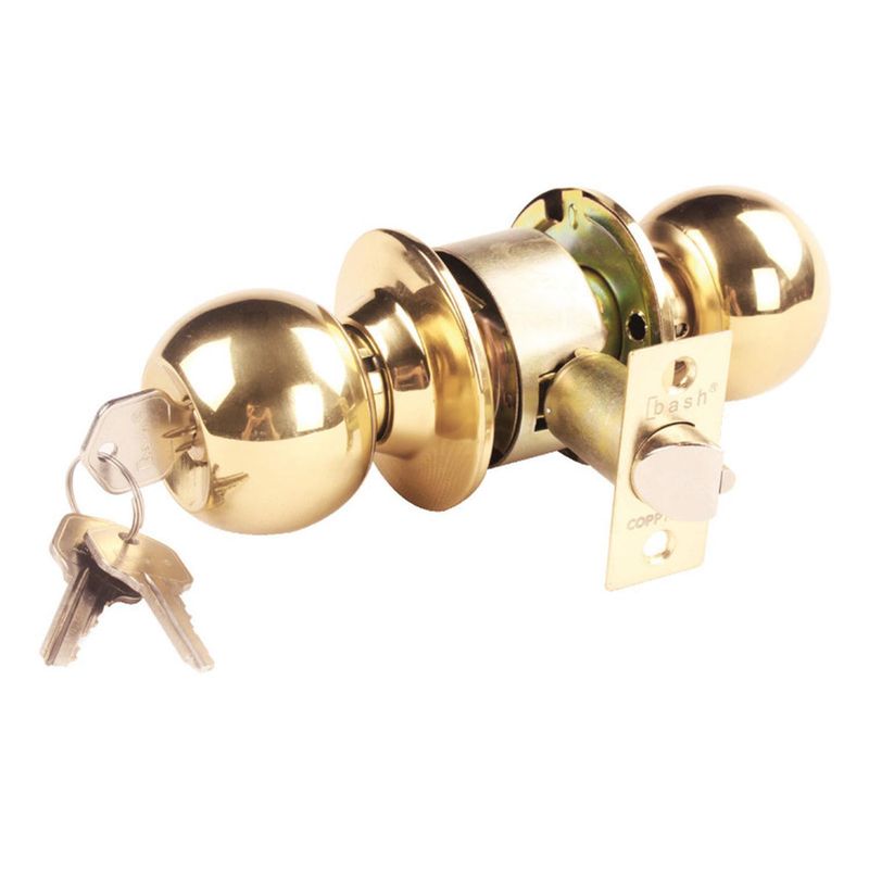 BASH - Cerradura pomo bronce antimicrobiana domitorio