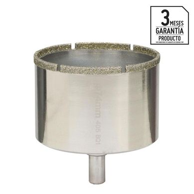 Sierra copa diamantada 83 mm porcelanato