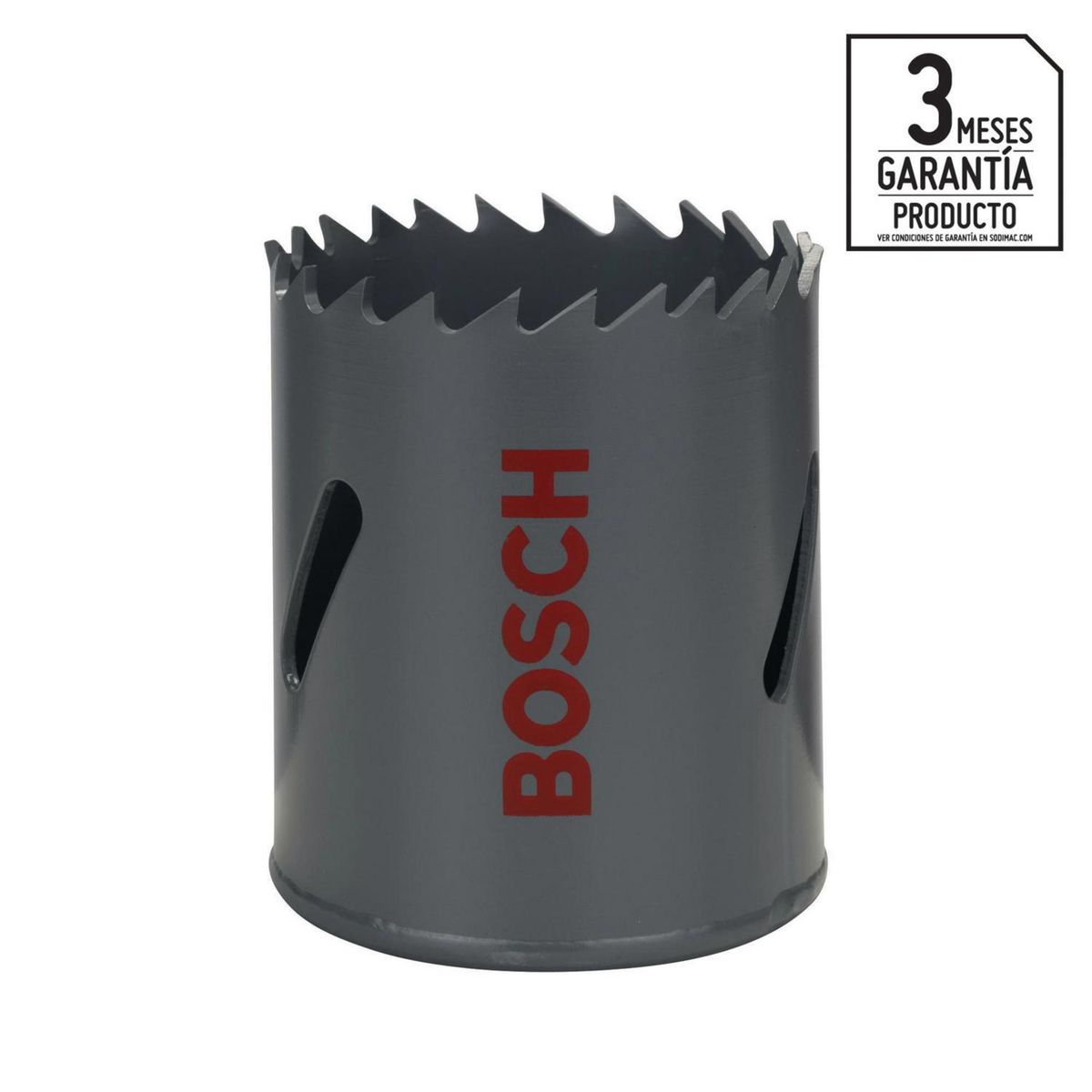 BOSCH - Sierra copa bimetálica 43 mm madera y metal extra cobalto