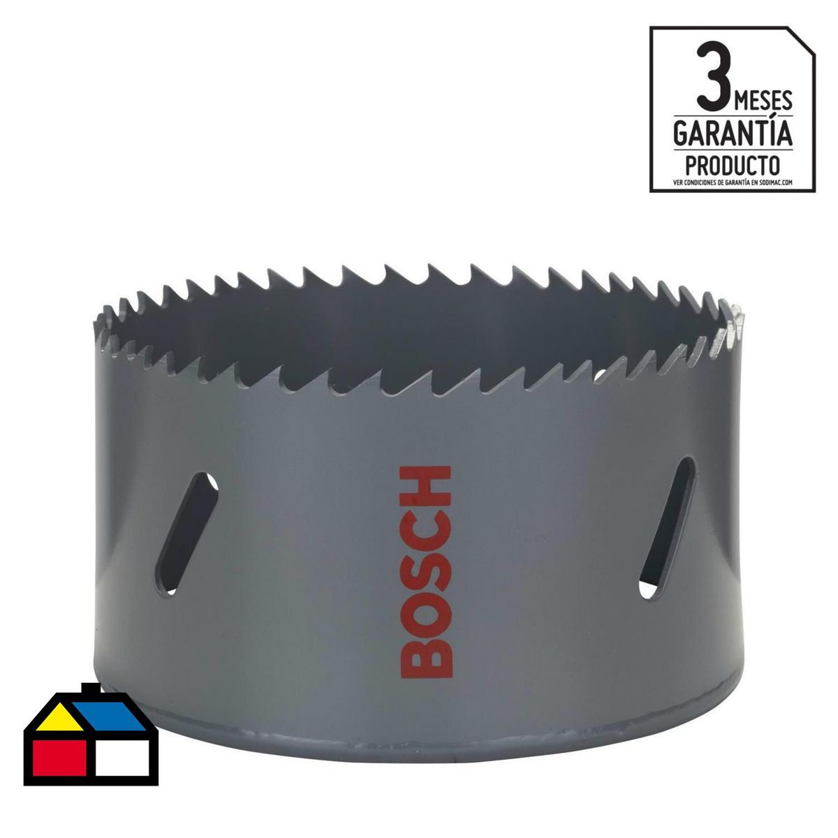 BOSCH - Sierra copa bimetálica 89 mm madera y metal extra cobalto