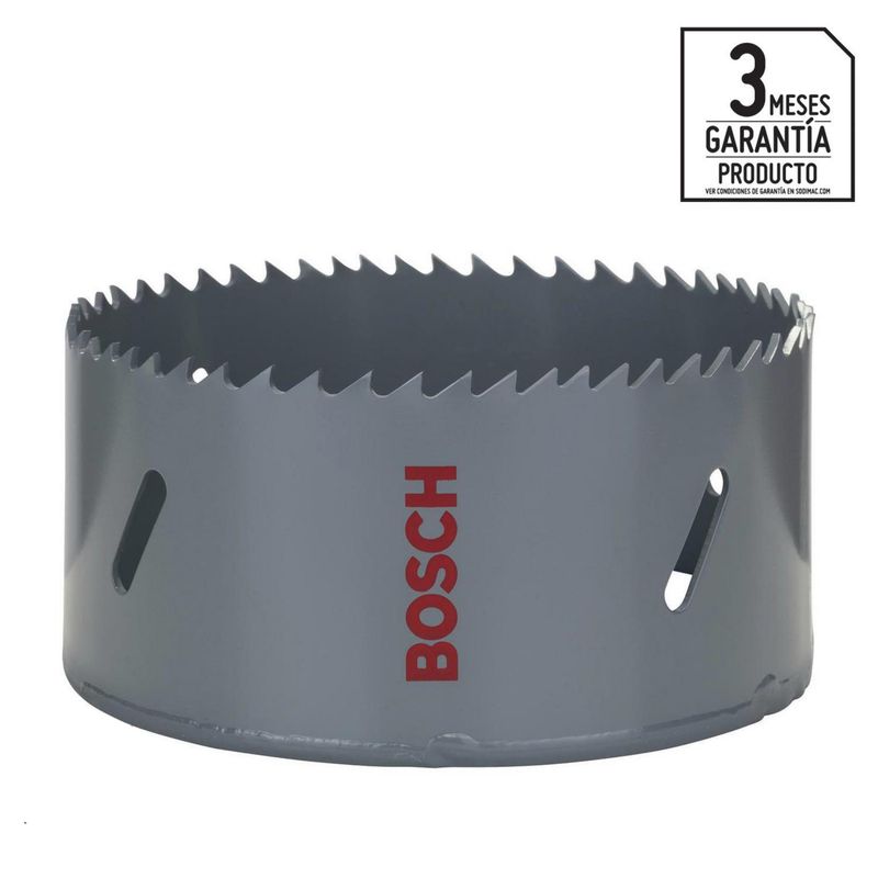 BOSCH - Sierra copa bimetálica 102 mm madera y metal extra cobalto