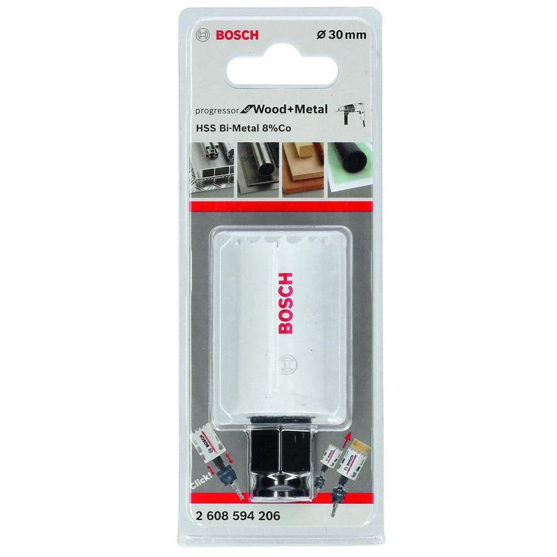 BOSCH - Sierra copa 30 mm madera y metal