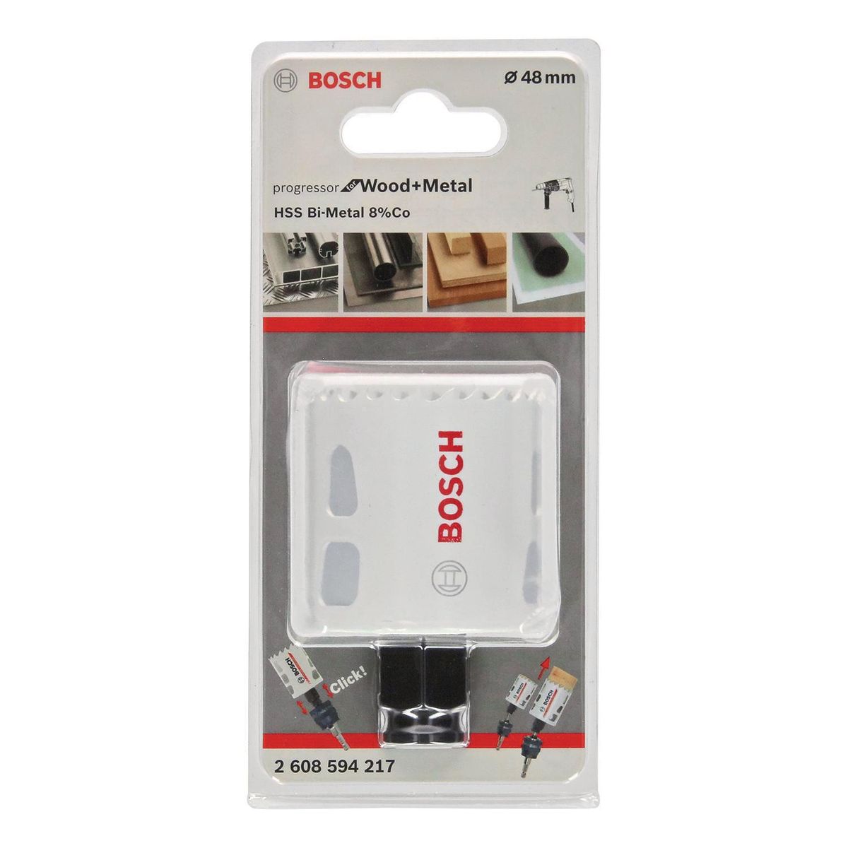 BOSCH - Sierra copa 51 mm madera y metal