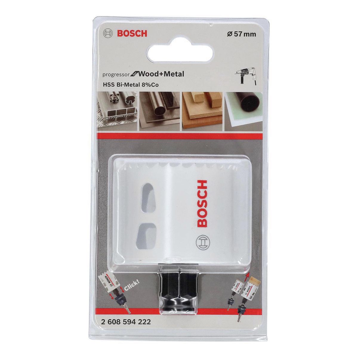 BOSCH - Sierra Copa 60 Mm Madera Y Metal