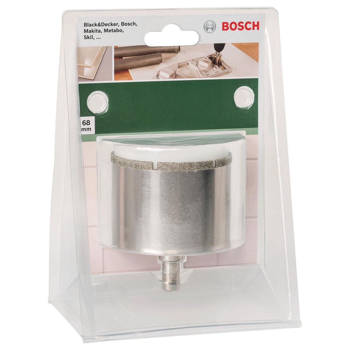 BOSCH - Sierra copa diamantada 74 mm porcelanato